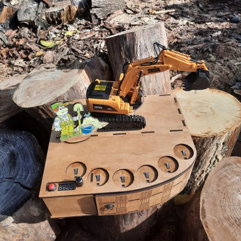 Наливатор Экскаватор на 6 рюмок