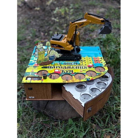 Наливатор Экскаватор на 6 рюмок