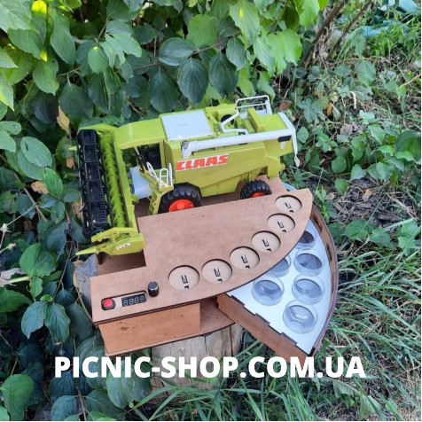 Наливатор "Комбайнер" GREEN-MAXI под 6 рюмок Наливатор "Комбайнер" GREEN-MAXI под 6 рюмок