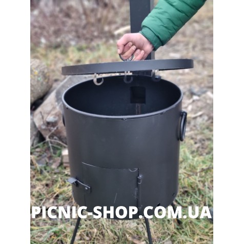 Печь под казан "Универсал" с дымоходом Печь под казан "Универсал" с дымоходом