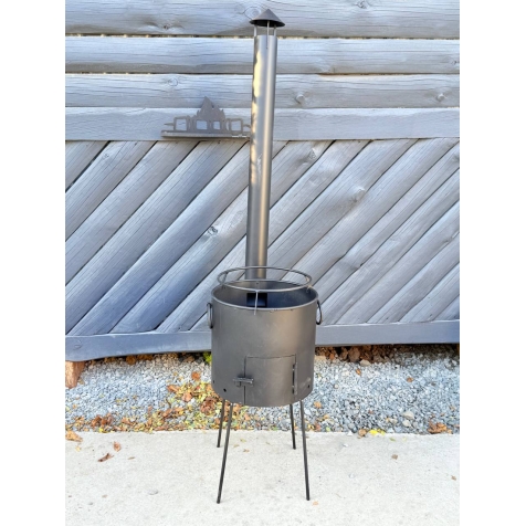 Печь под казан "Универсал" с дымоходом